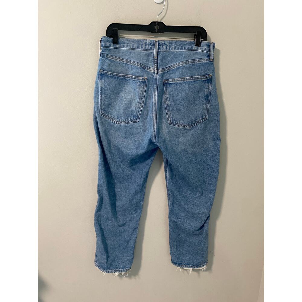 AGOLDE ’90s Crop Mid Rise Straight Button Fly Jeans Size 29 - Picture 3 of 5